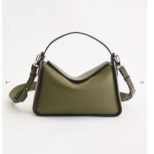The Horse Clementine Bag, Olive Pebbled Leather, NWT